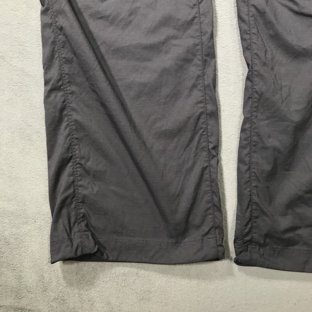 LL Bean Pants Womens 18 Gray Nylon Outdoors Hiking Casual Convertible Stretch - Picture 4 of 16
